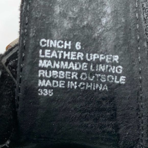 Steve Madden Cinch Distressed Leather Ankle Booties Buckle Cutout - Picture 8 of 10